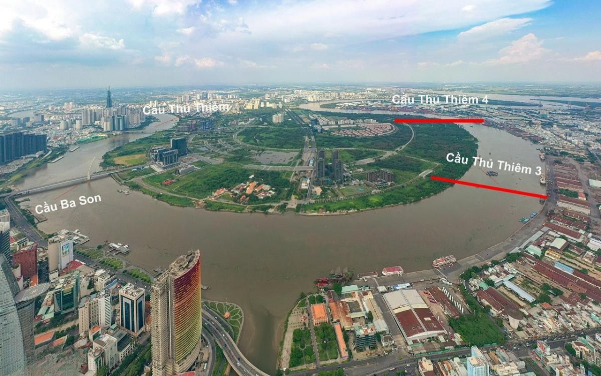 Updates on Thu Thiem Bridges 3 and 4